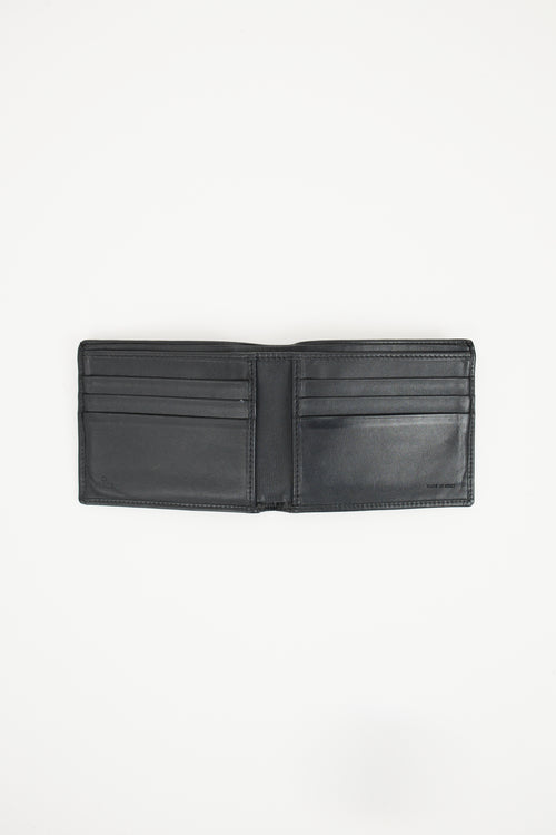 Fendi Black FF Bi Fold Wallet