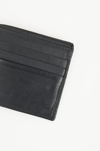 Fendi Black FF Bi Fold Wallet