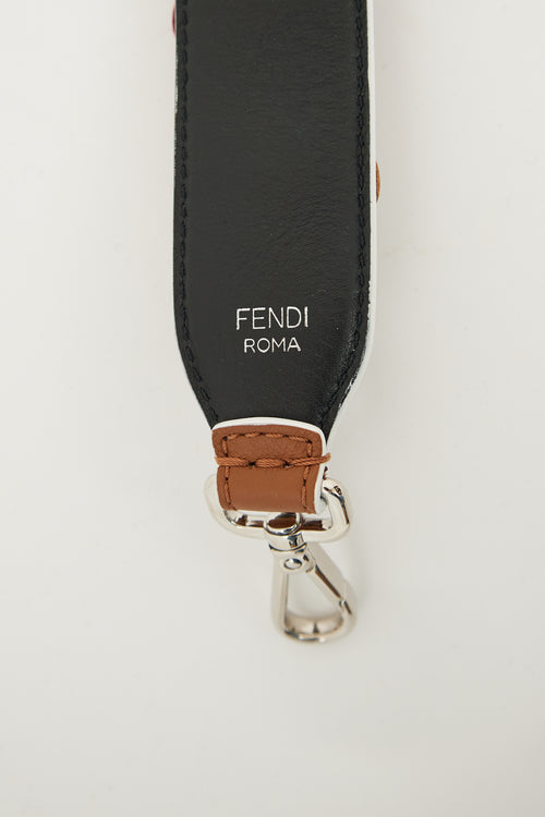 Fendi Multi Colour Flowerland Bag Strap