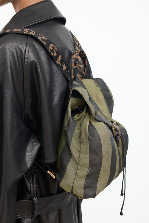 Green 
Black Pequin Backpack