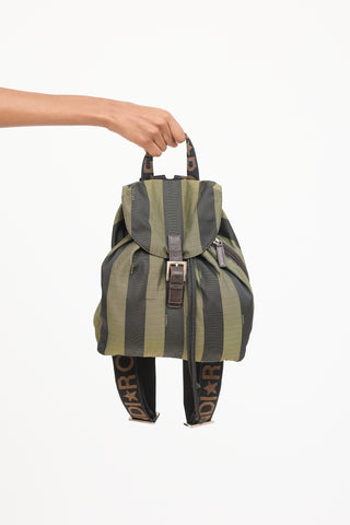 Green 
Black Pequin Backpack