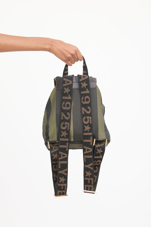 Green 
Black Pequin Backpack