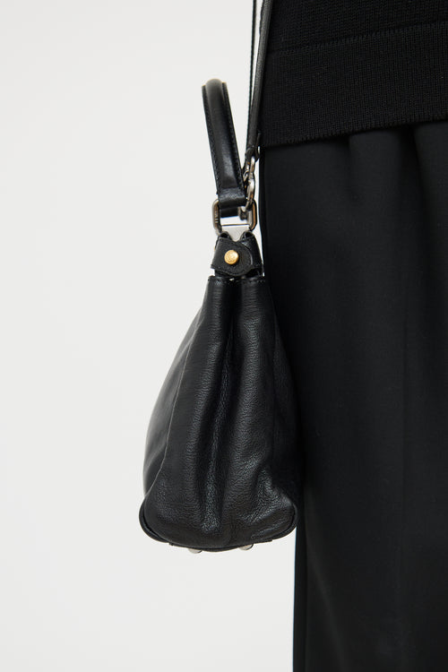 Fendi Black 
Grey Ombre Peekaboo Bag