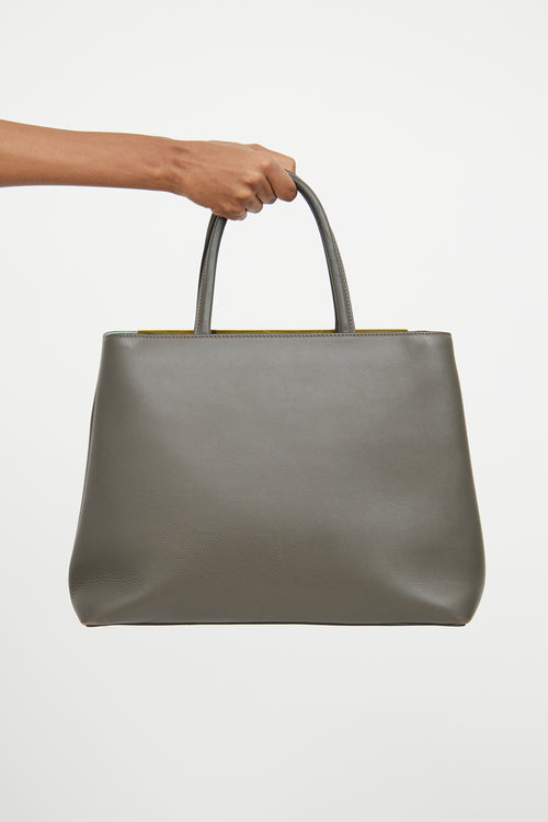 Fendi Grey 2 Jours Tote Bag