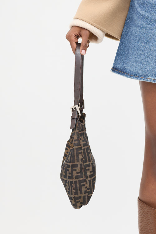 Fendi Jacquard FF Monogram Shoulder Bag