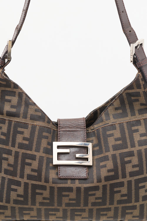 Fendi Jacquard FF Monogram Shoulder Bag