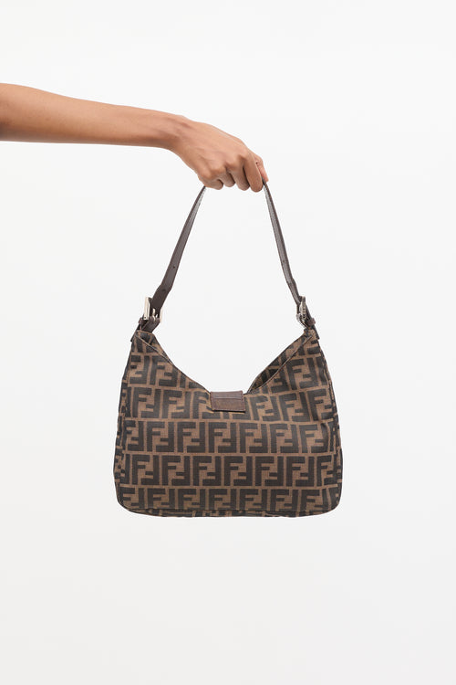 Fendi Jacquard FF Monogram Shoulder Bag