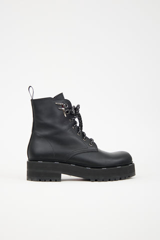 Fendi Leather FFreedom Biker Boot