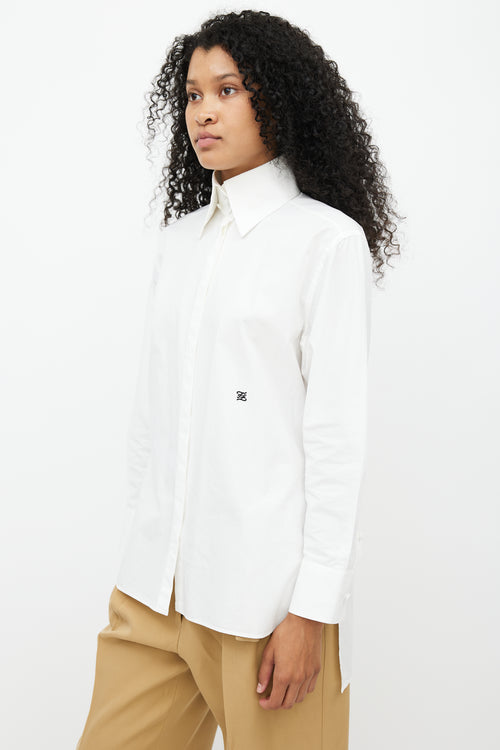 Fendi White Monogram Shirt