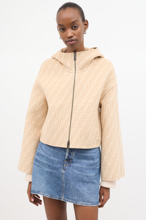 Fendi Wool FF Reversible Jacket