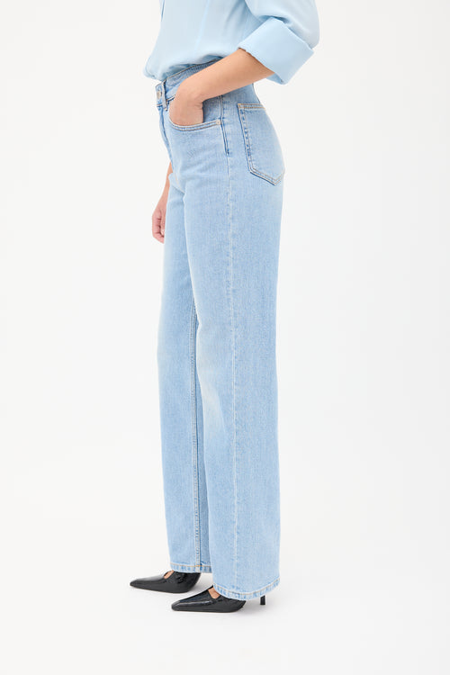 Filippa K Light Wash Eliza High Waisted Jeans