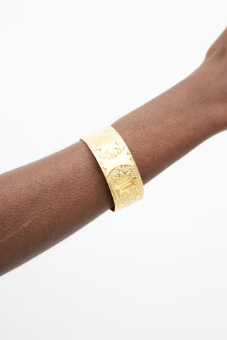 Fine Jewelry 22k Gold Star 
Coin Bangle