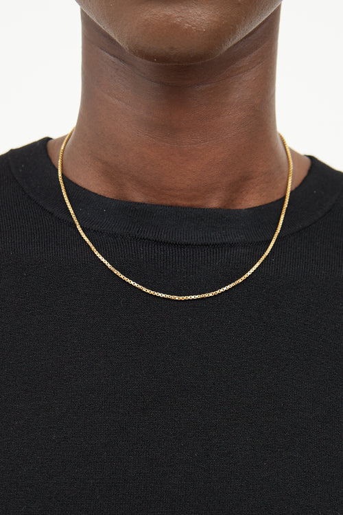 18K Yellow Gold Lox Chain Necklace