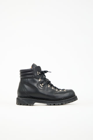 Gucci Leather Hiking Web Boot