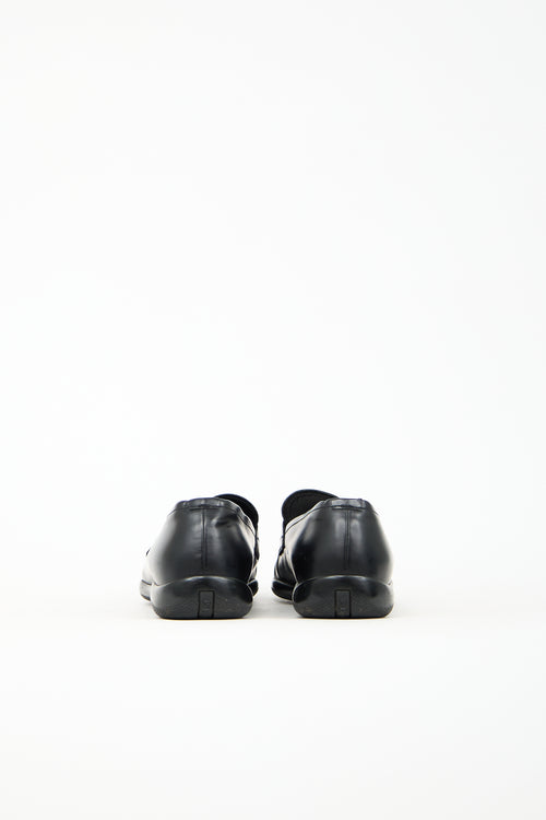 Prada Leather Logo Loafer