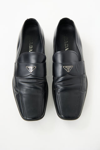 Prada Leather Logo Loafer