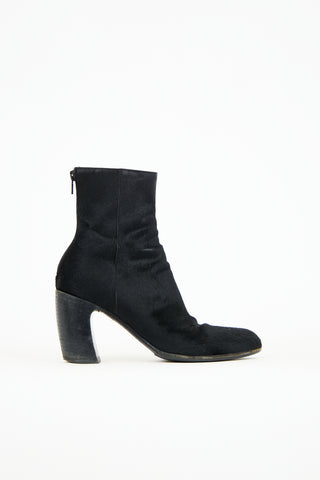 Ann Demeulemeester Textured Heeled Boot