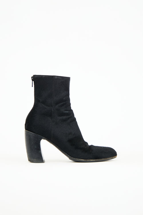 Ann Demeulemeester Textured Heeled Boot