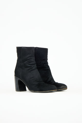 Ann Demeulemeester Textured Heeled Boot