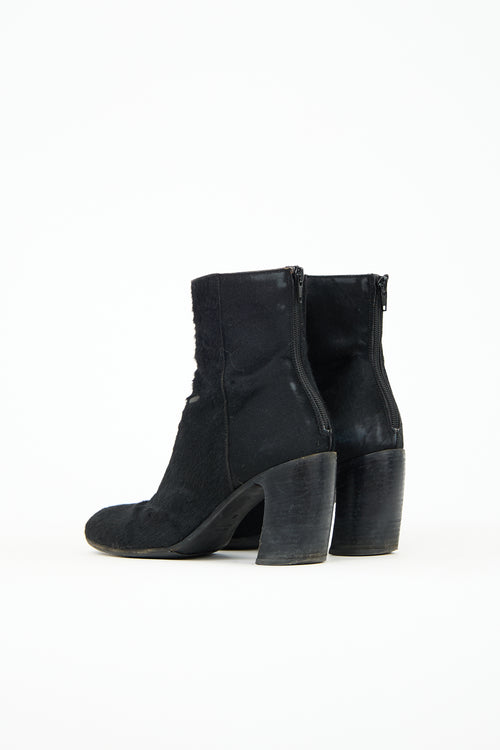 Ann Demeulemeester Textured Heeled Boot