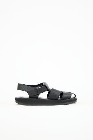 The Row Leather Fisherman Sandal