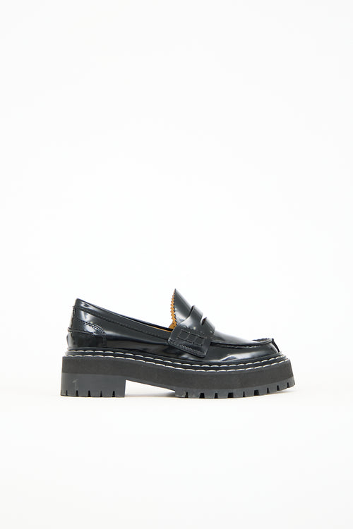 Proenza Schouler Leather Lug Sole Loafer