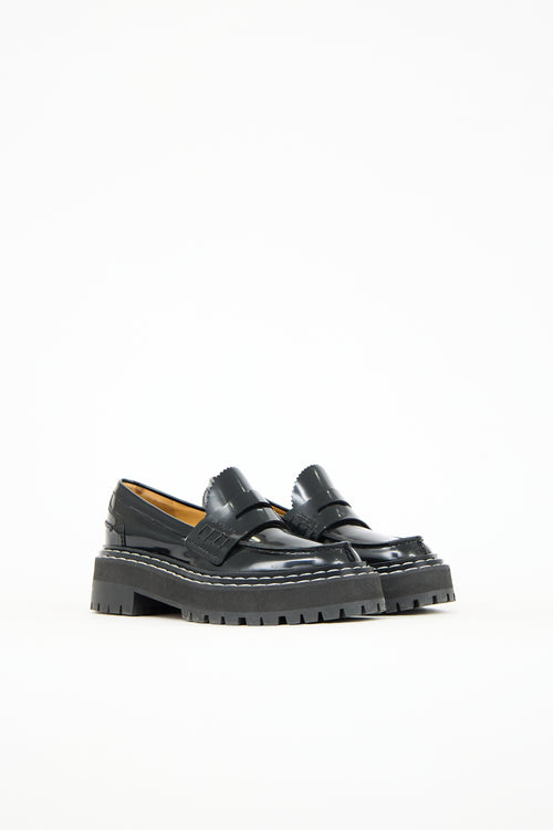 Proenza Schouler Leather Lug Sole Loafer