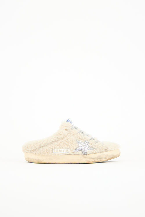 Golden Goose Sherpa Superstar Sabot Mule