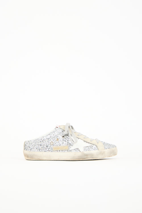 Golden Goose Glitter Superstar Sabot Mule