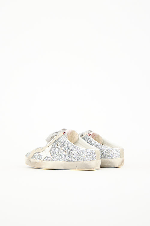 Golden Goose Glitter Superstar Sabot Mule