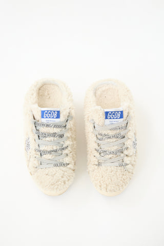 Golden Goose Sherpa Superstar Sabot Mule