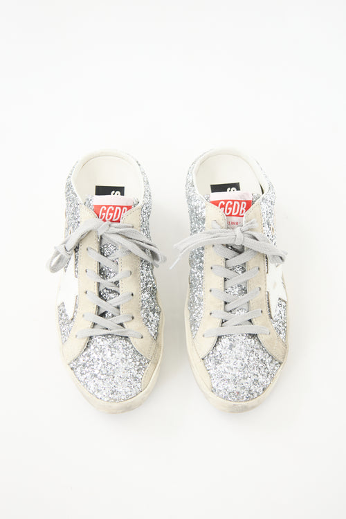 Golden Goose Glitter Superstar Sabot Mule