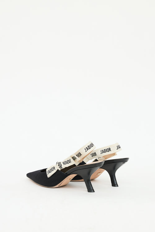 Dior Black 
White J
Adior Slingback Heel