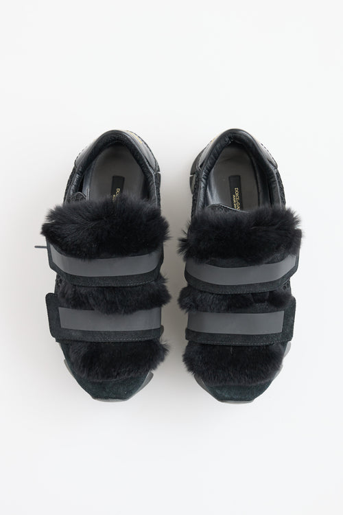 Fur Treaded Sneaker