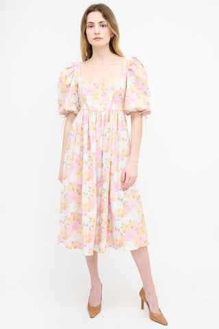 For Love 
Lemons Floral Carrie Midi Dress