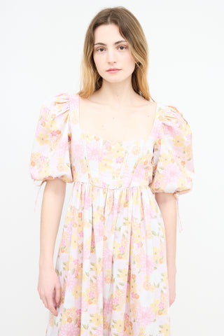 For Love 
Lemons Floral Carrie Midi Dress