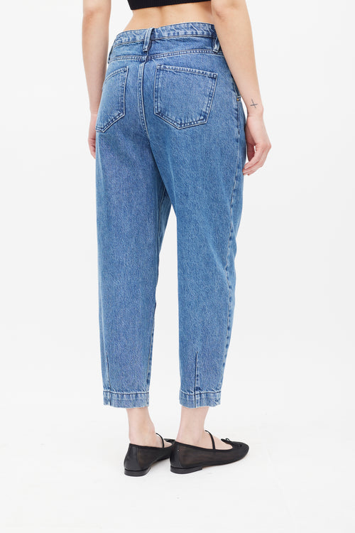 Frame Medium Wash Balloon Campus Jeans