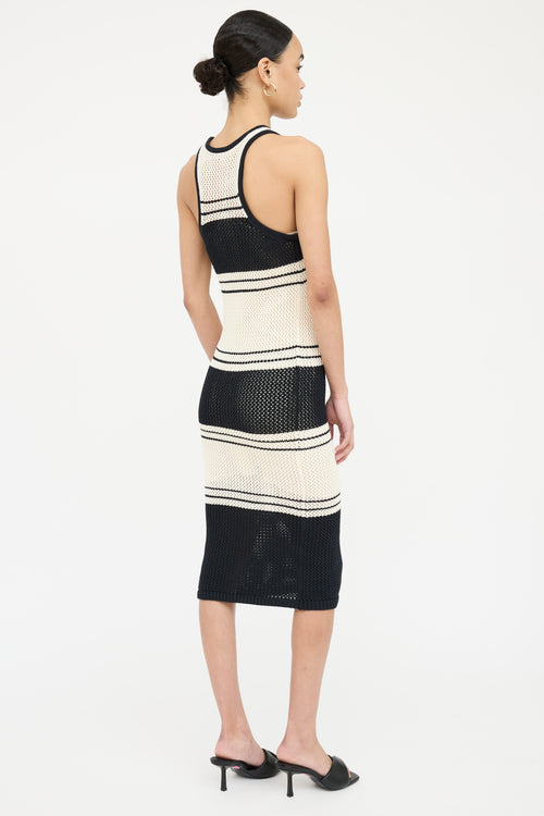 Frame Knit Stripe Sleeveless Dress