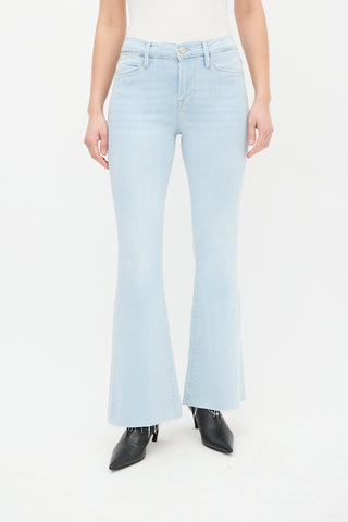 Frame Light Wash Le Easy Flare Jeans