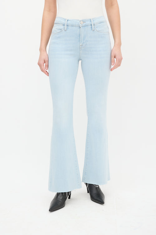 Frame Light Wash Le Easy Flare Jeans