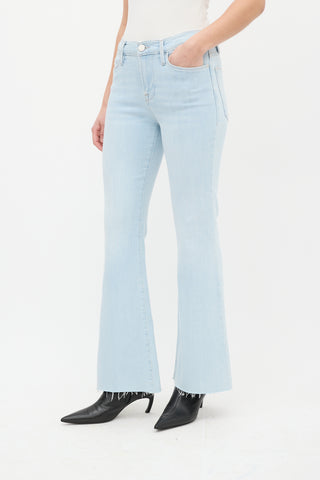 Frame Light Wash Le Easy Flare Jeans