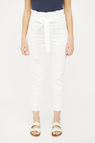 Frame White High Waist Jeans