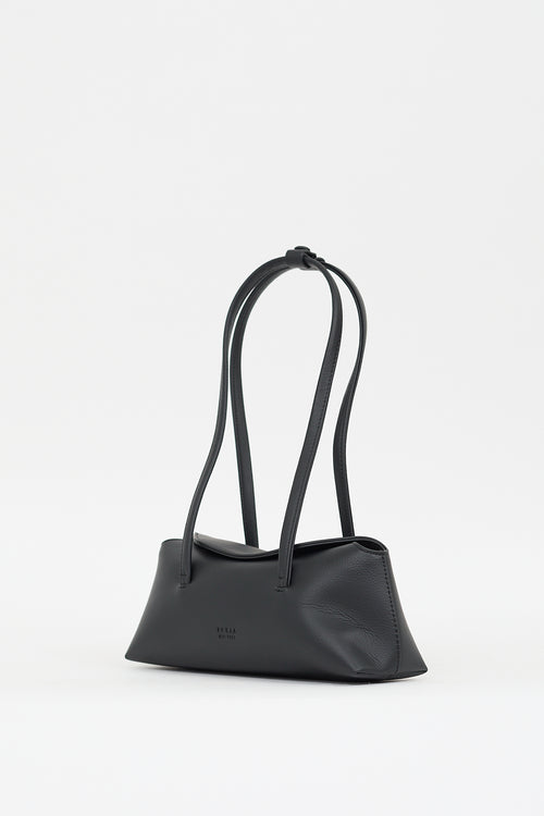 Freja New York Black Vegan Leather Mini Chrystie Bag