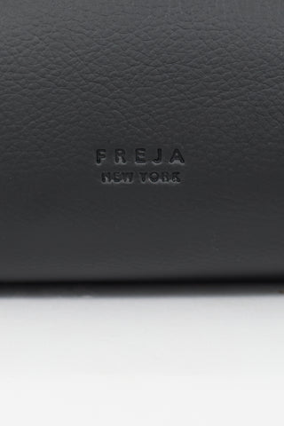 Freja New York Black Vegan Leather Mini Chrystie Bag