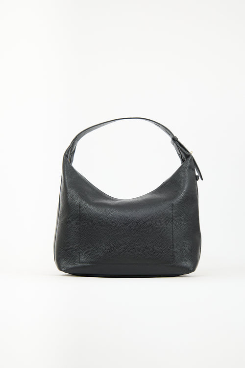 Furla Black Leather Shoulder Bag