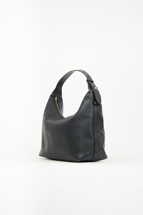 Furla Black Leather Shoulder Bag