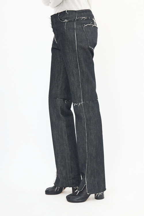 Gabriela Coll Garments Raw Denim No. 155 Distressed Jeans