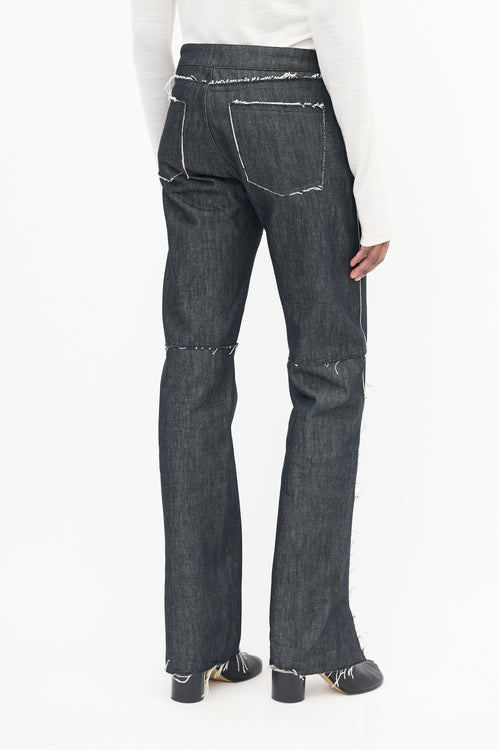 Gabriela Coll Garments Raw Denim No. 155 Distressed Jeans