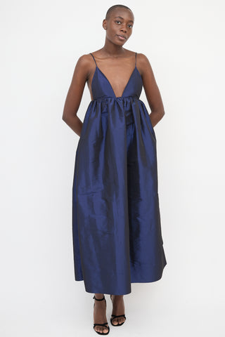 Ganni Shiny Taffeta Dress