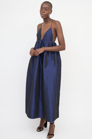 Ganni Shiny Taffeta Dress